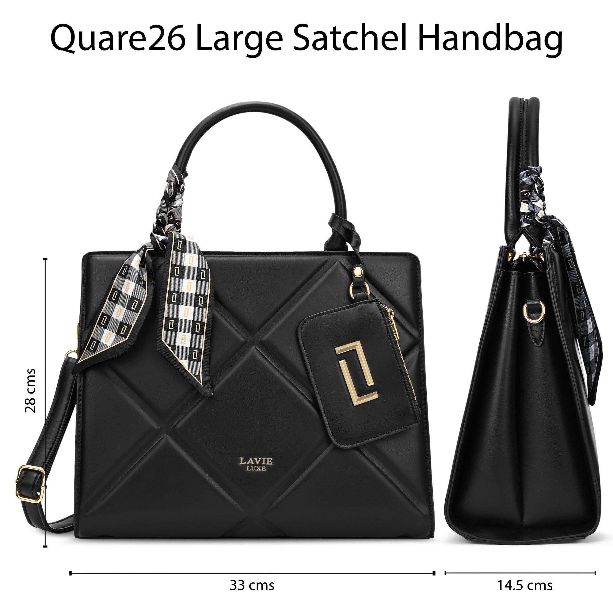 Quare26 Large Satchel Bag