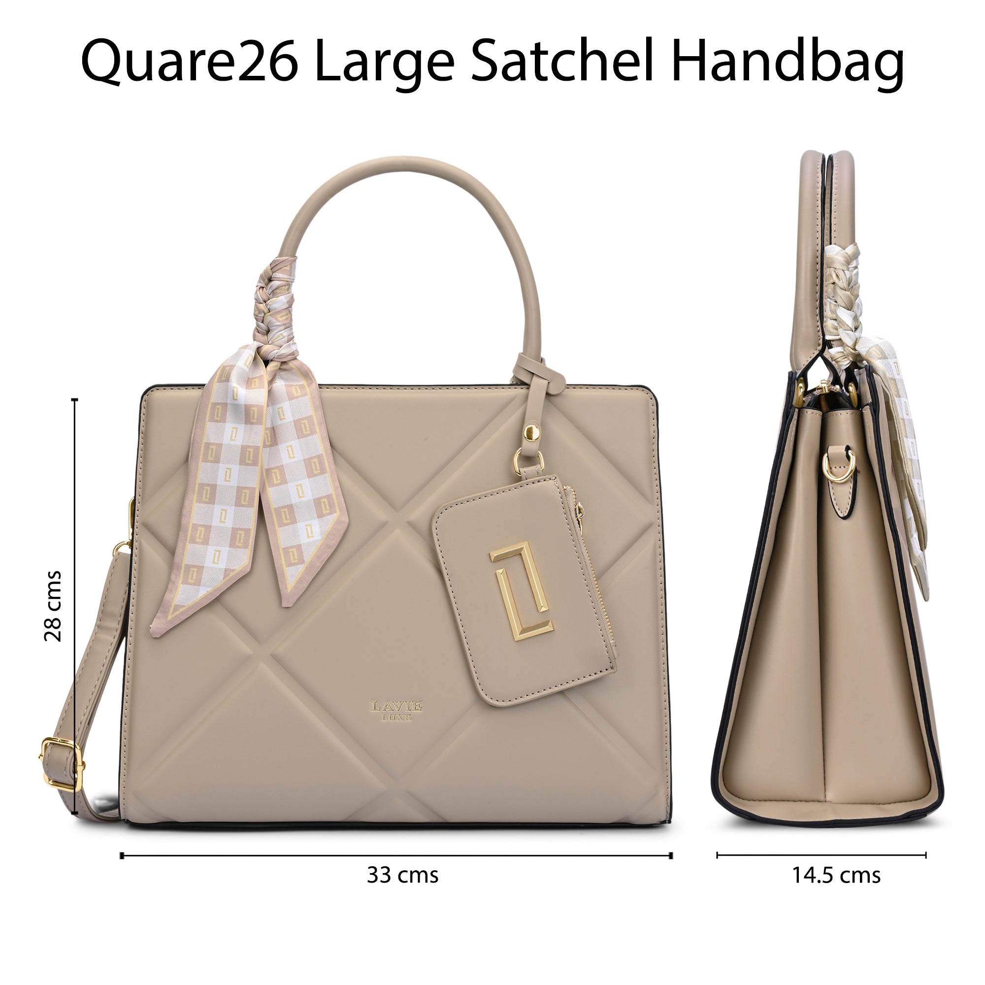 Quare26 Large Satchel Bag