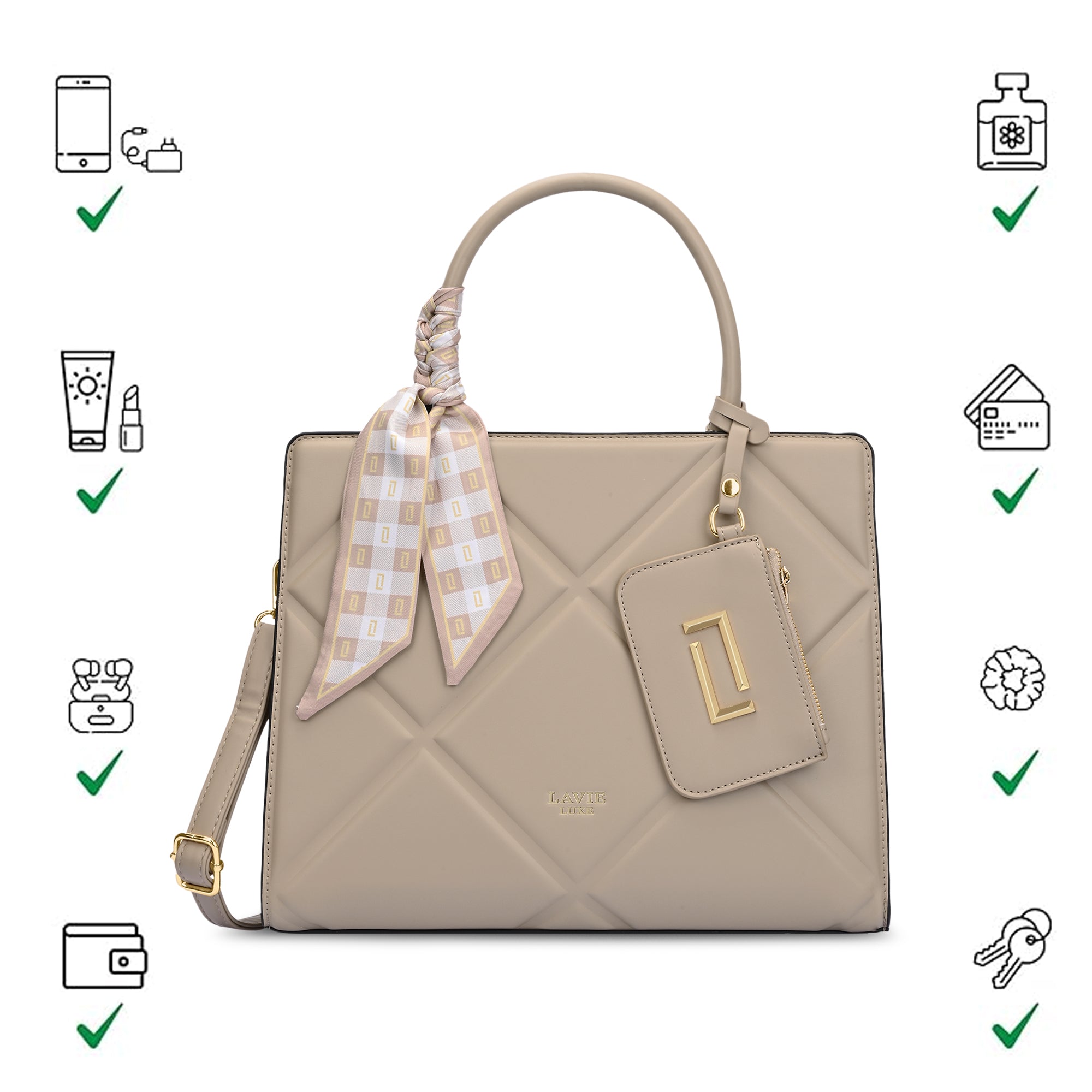 Quare26 Large Satchel Bag
