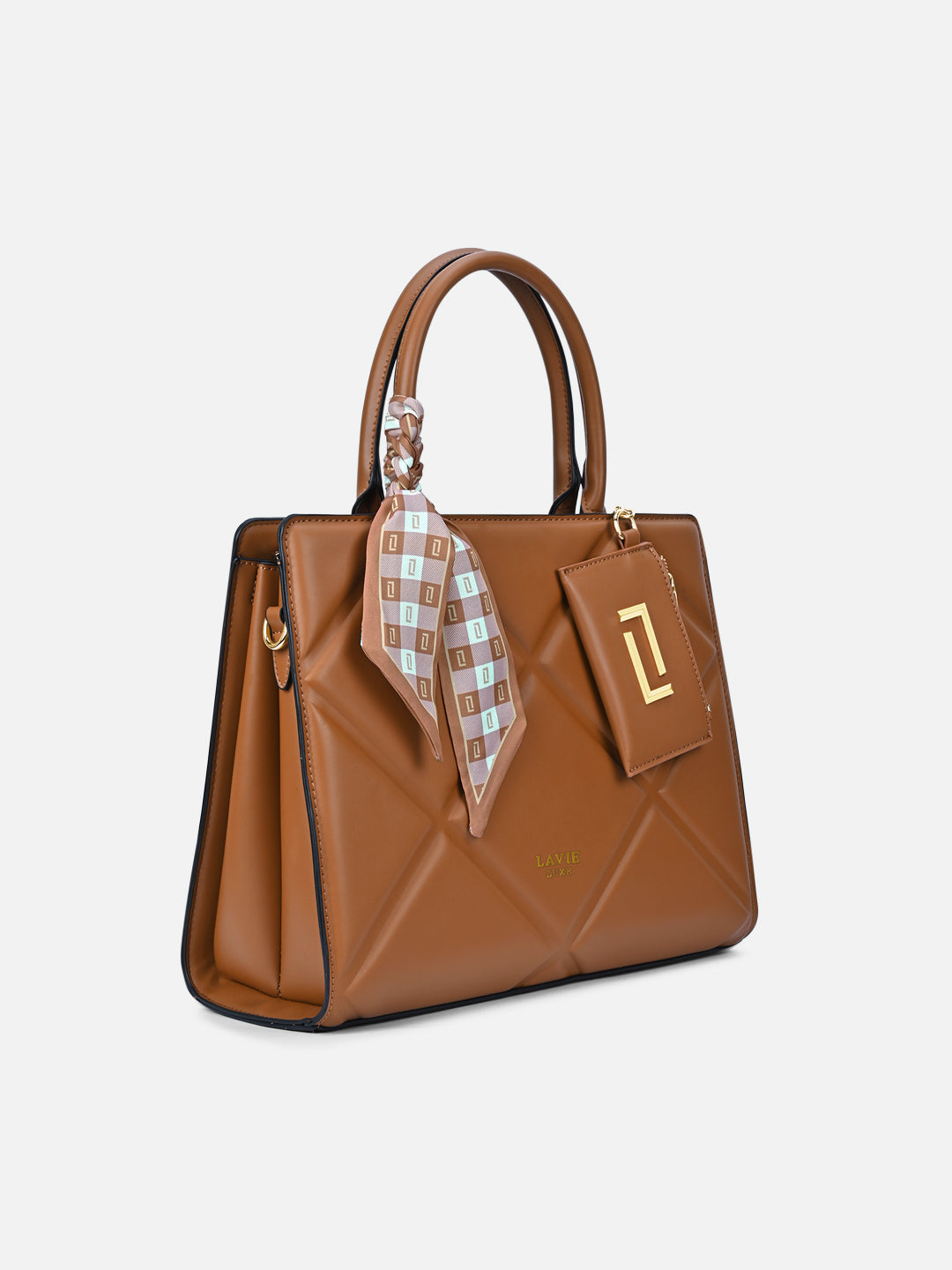 Quare26 Large Satchel Bag Tan