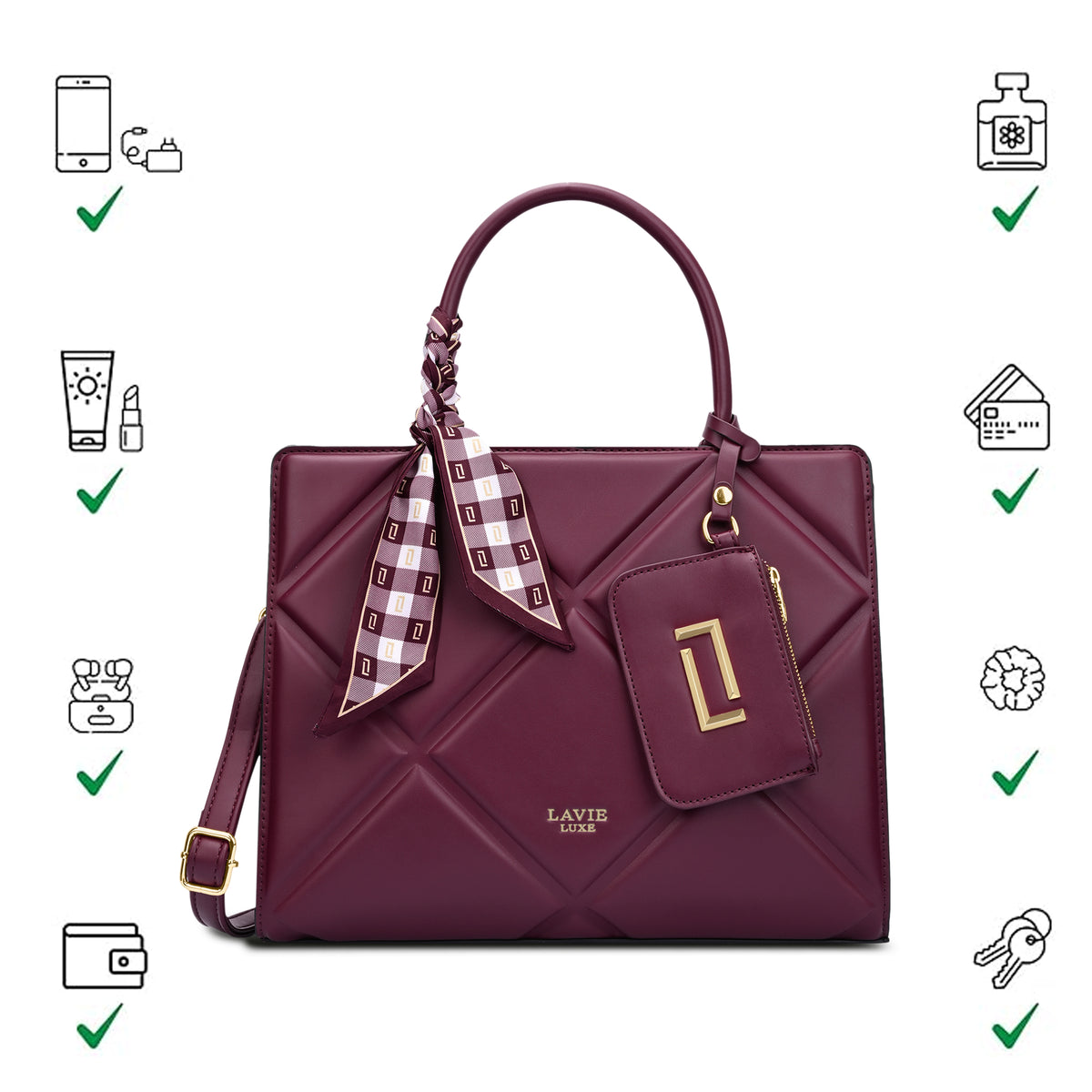 Quare26 Large Satchel Bag