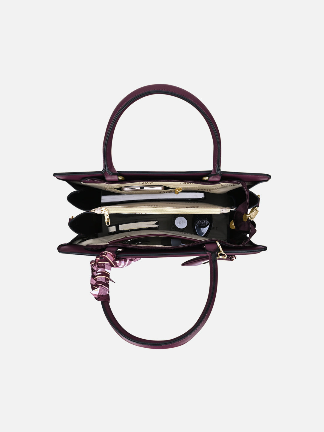 Quare26 Large Satchel Bag Wine