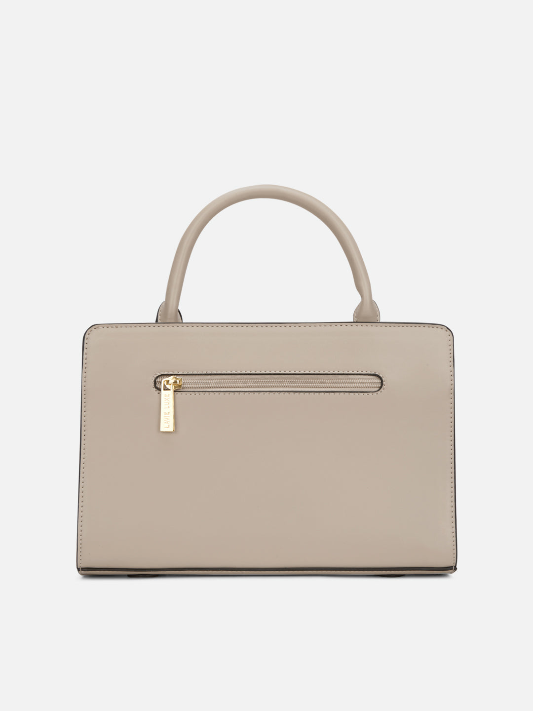 Quaro26 Horizontal Small Satchel Bag Beige