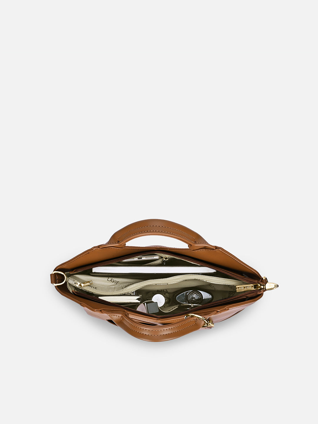 Crossway26 Medium Satchel Bag Tan