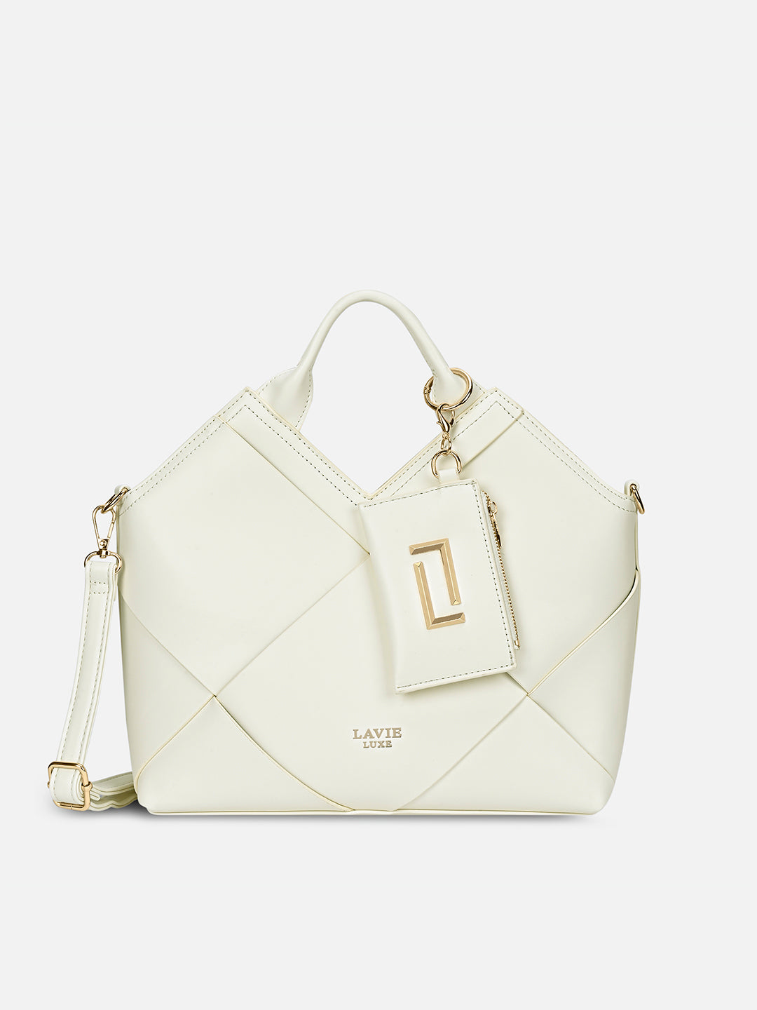 Crossway26 Medium Satchel Bag Off White