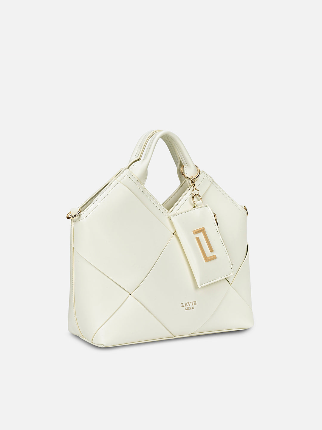 Crossway26 Medium Satchel Bag Off White