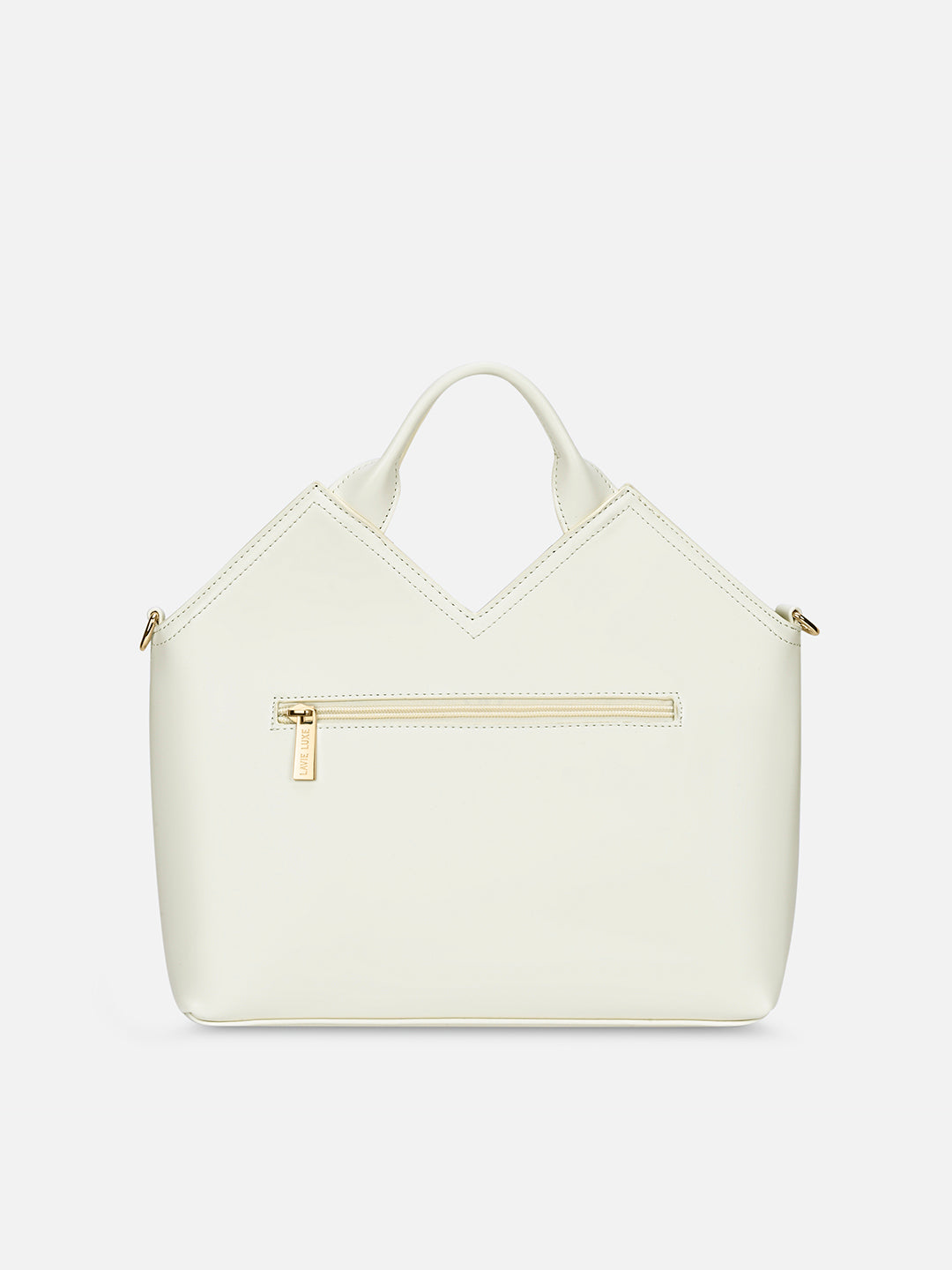 Crossway26 Medium Satchel Bag Off White