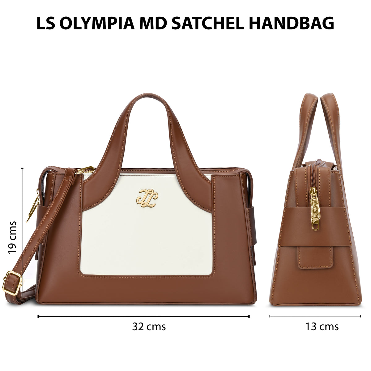 Olympia Medium Satchel Bag 'S Ladies Handbag Tan