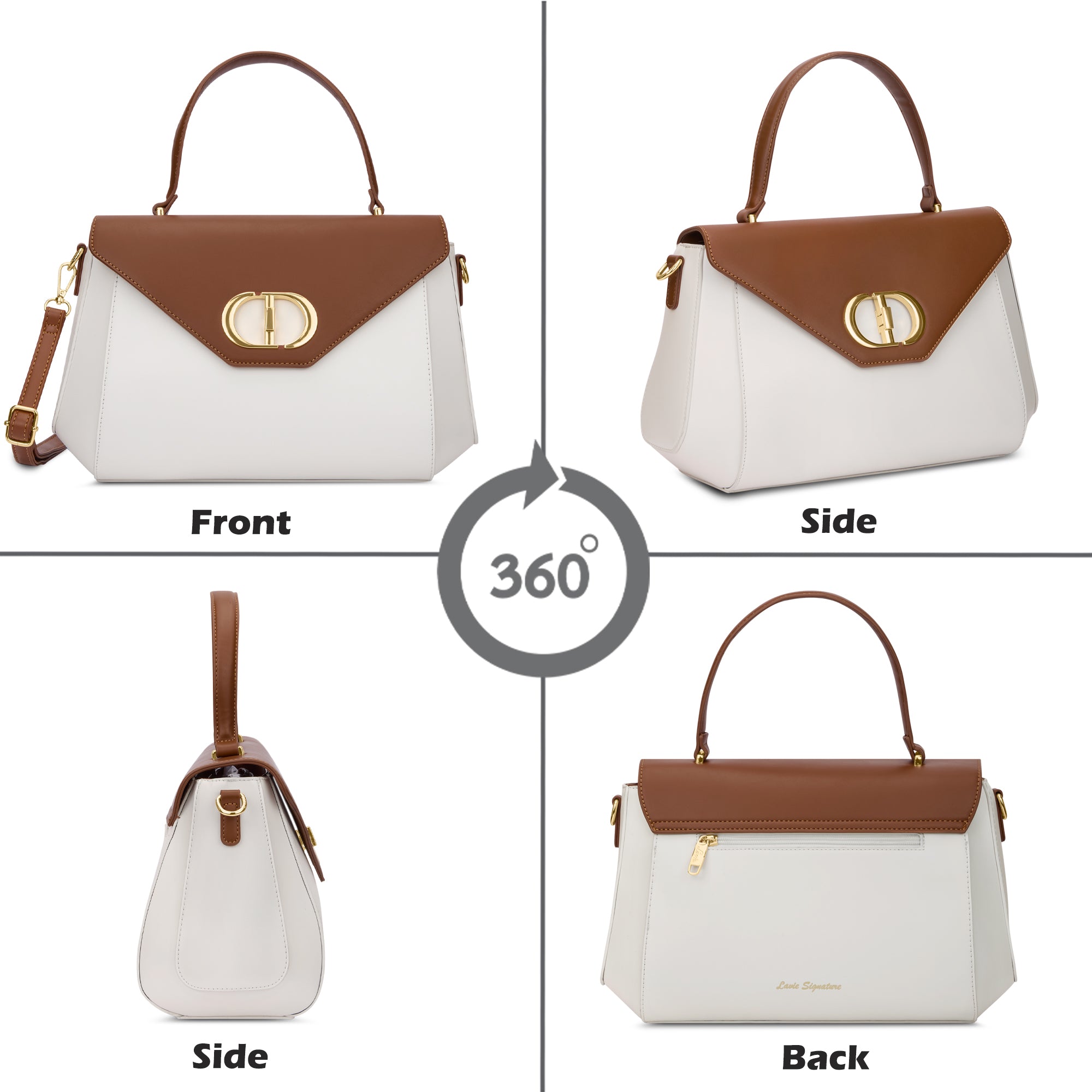 Nevada Flap Satchel Bag Maroon