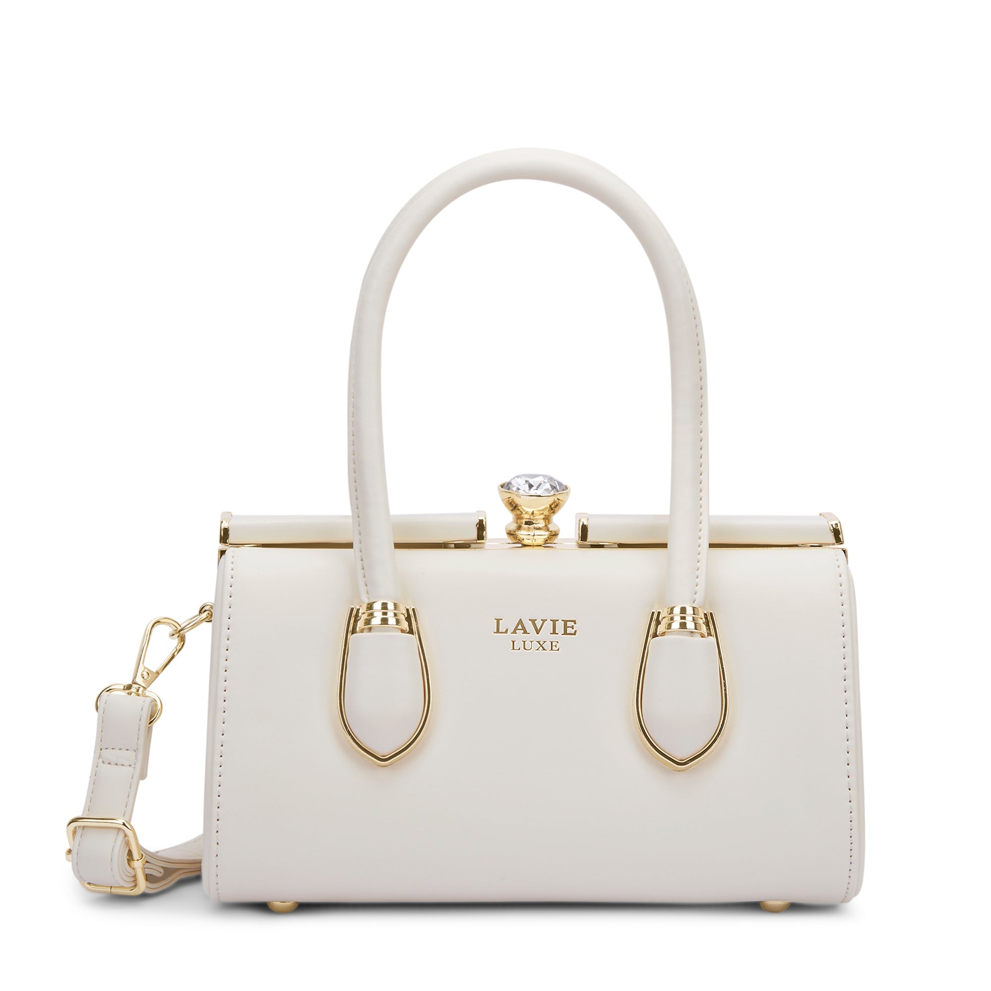 Dazzem25 Small Frame Bag Off White