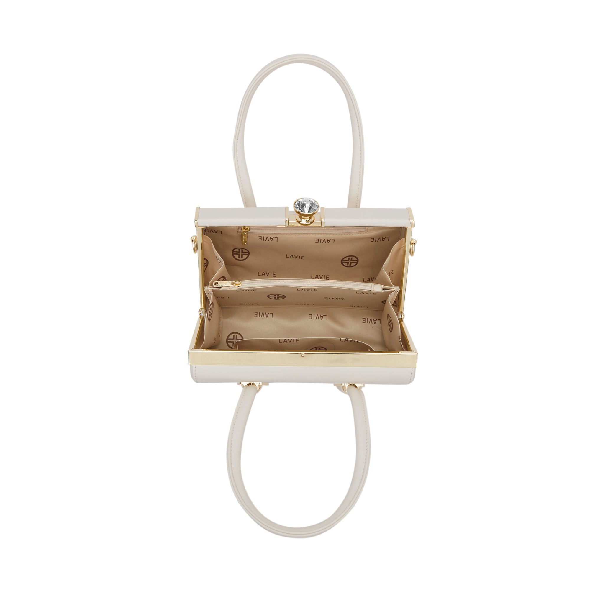 Dazzem25 Small Frame Bag Off White