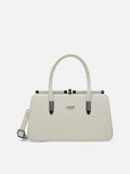 Book Dual Handle Medium Off White Handbag