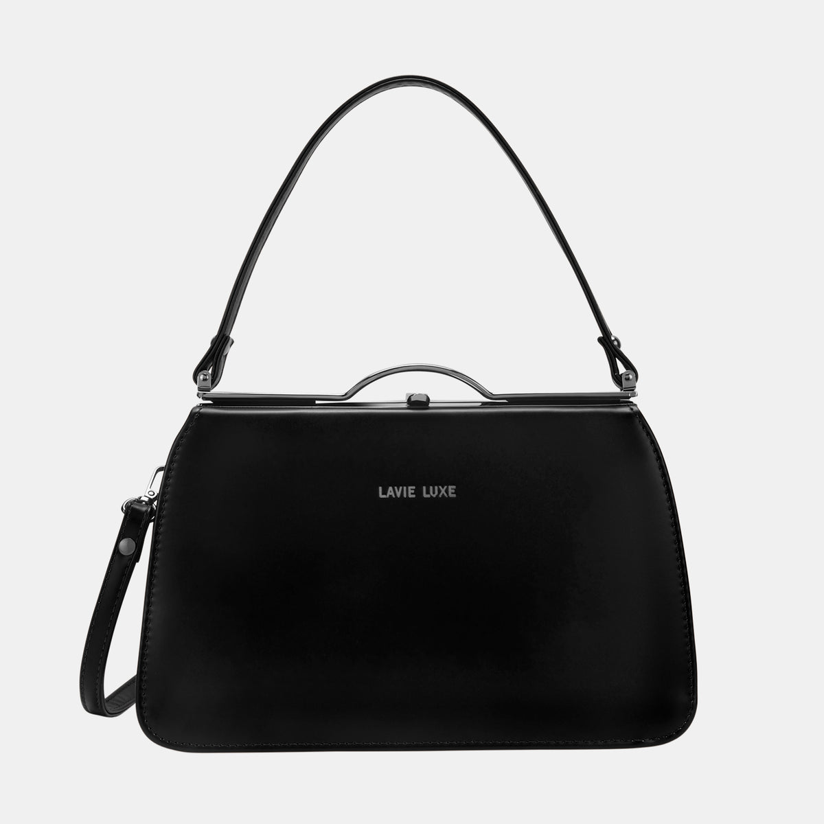Book Satchel Bag Frame Bag Black