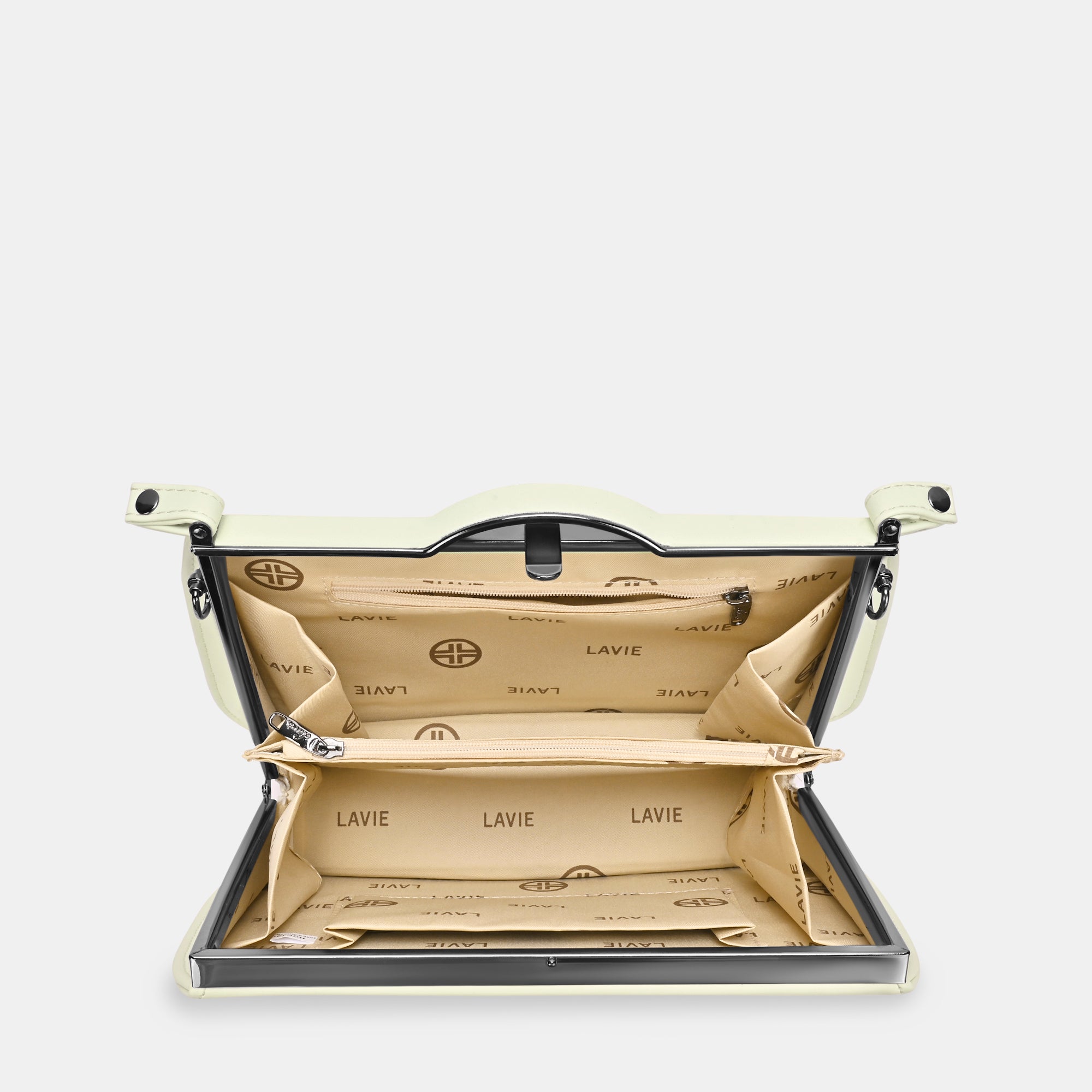 Book Medium Satchel Frame Bag Off White