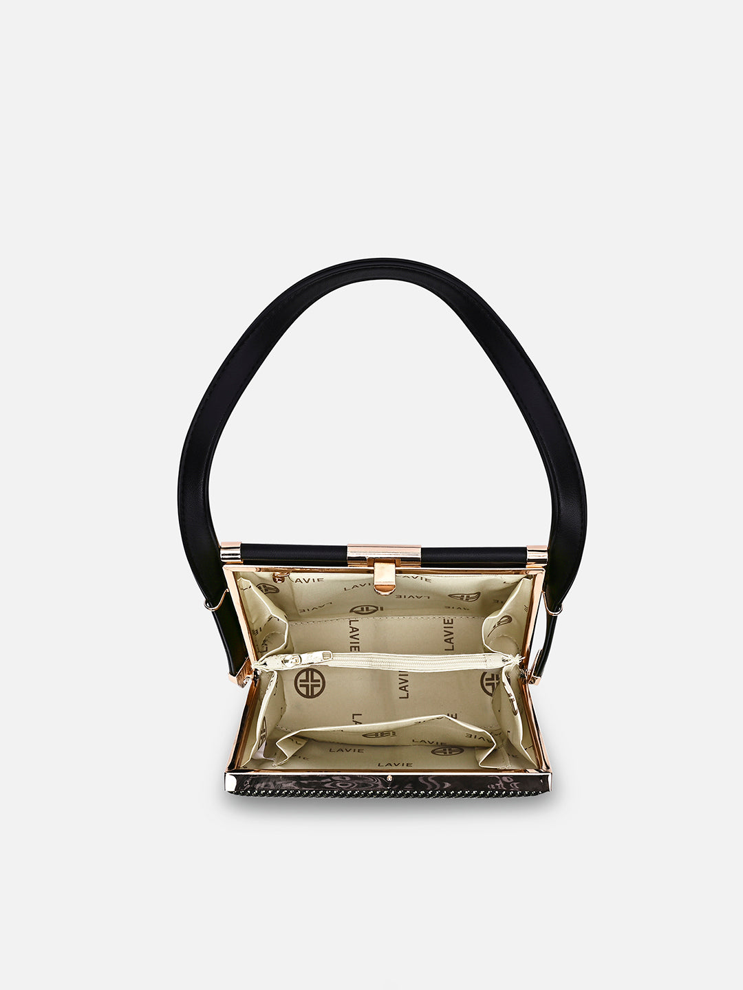 Glam Glare Small Frame Bag Black