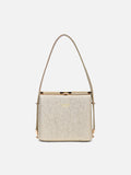 Glam Glare Small Beige Handbag