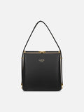 Glare Frame Medium Black Satchel Bag