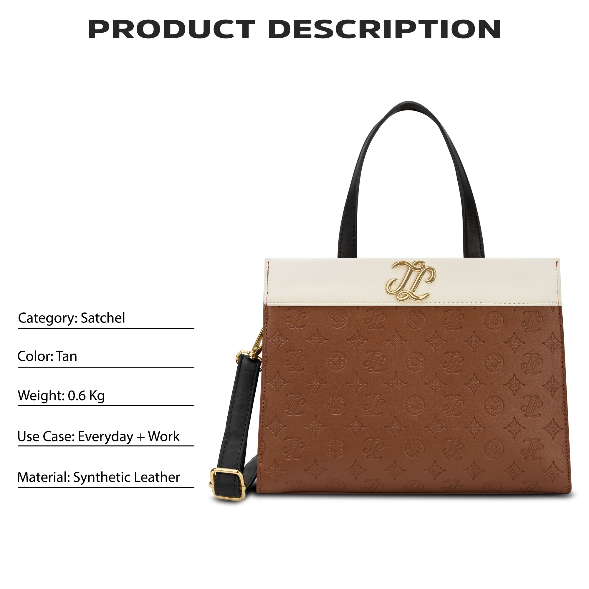 Colourblock Marfa Medium Satchel Bag Tan