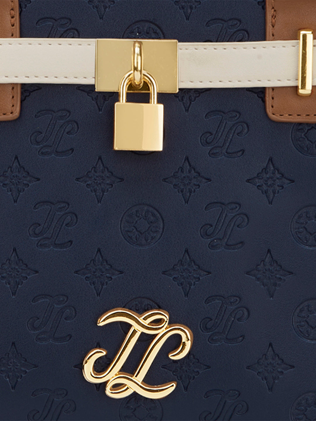 Colourblock Taos Medium Satchel Bag Navy