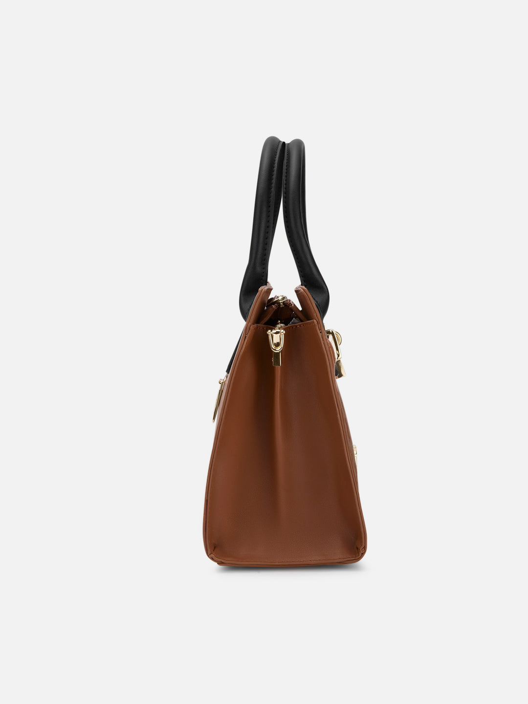 Colourblock Taos Medium Satchel Bag Tan