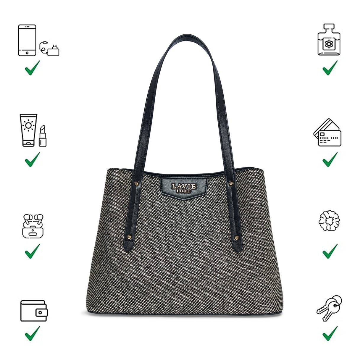 Bella 3 Comparment Medium Handbag
