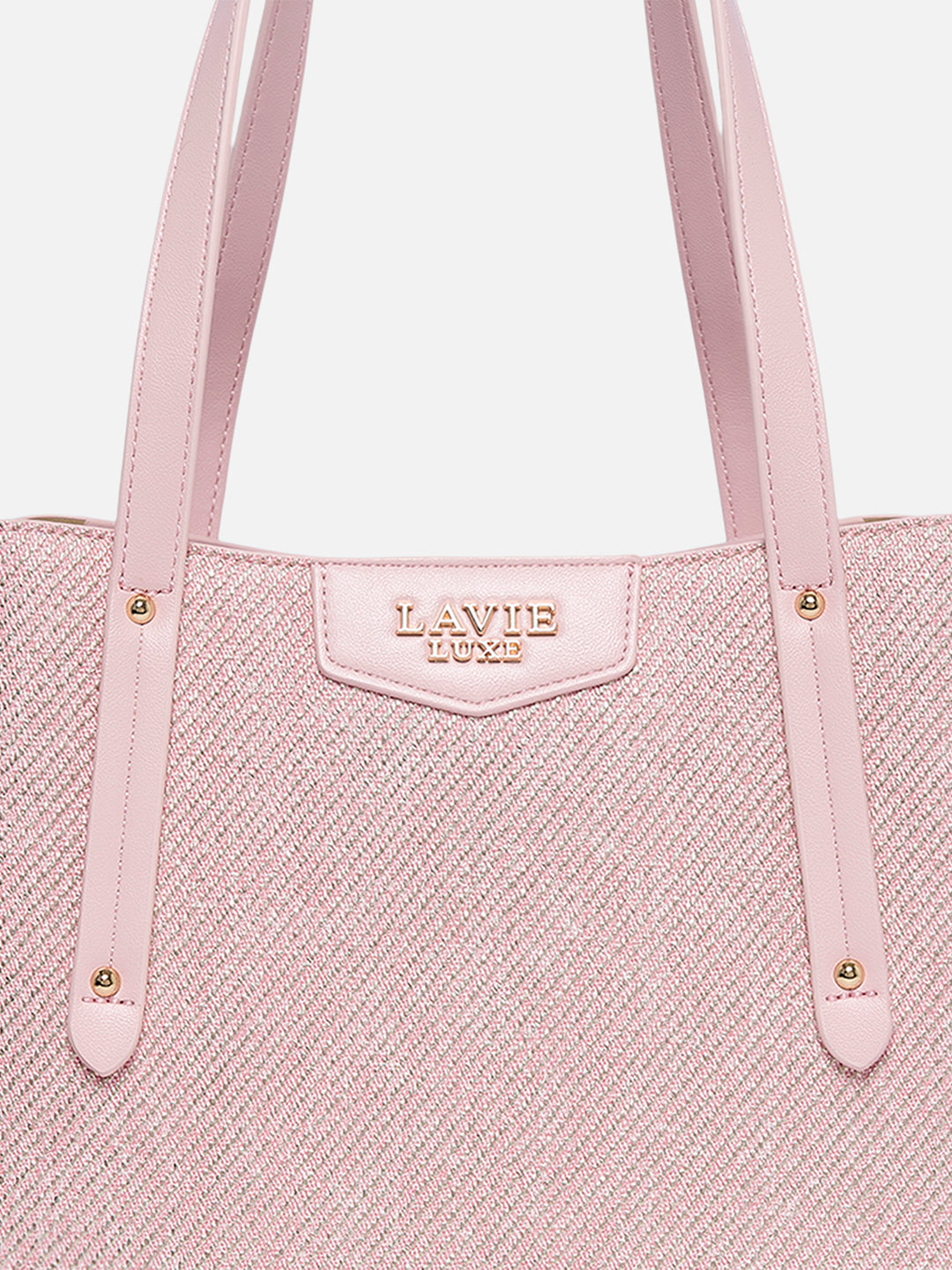 Glam Bella 3 Comparment Medium Handbag Beige