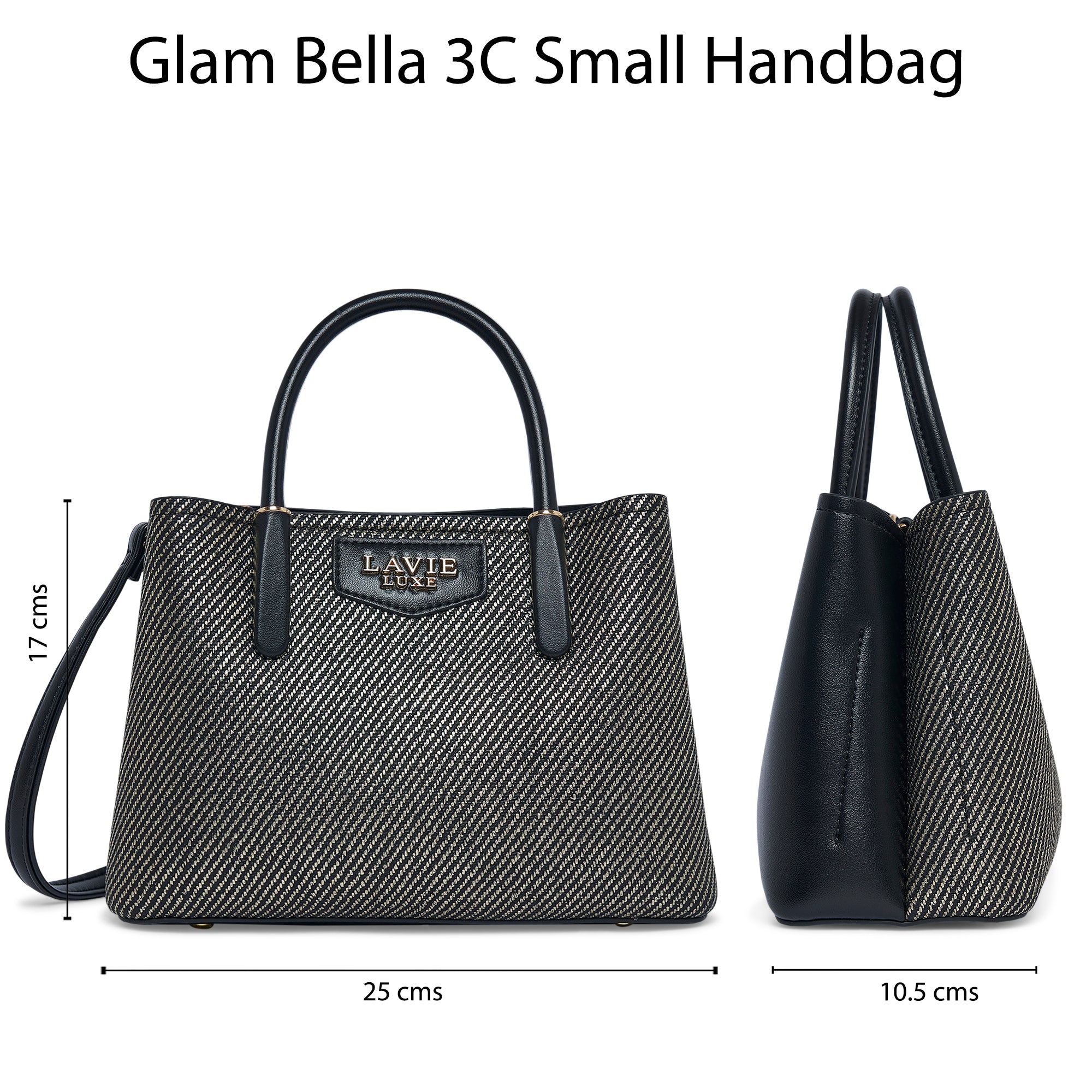 Bella 3 Comparment Small Handbag
