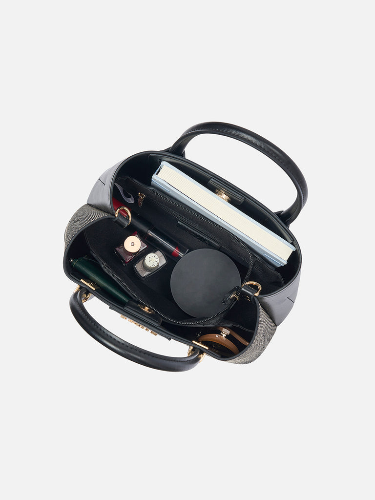 Glam Bella 3 Comparment Small Handbag Pink