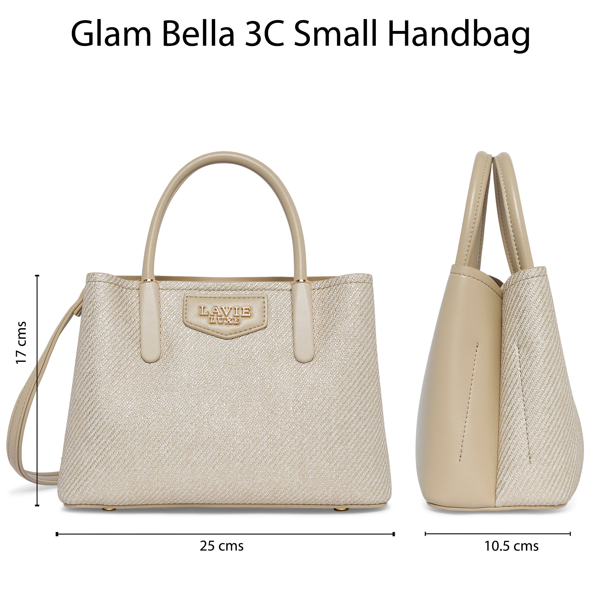 Bella 3 Comparment Small Handbag