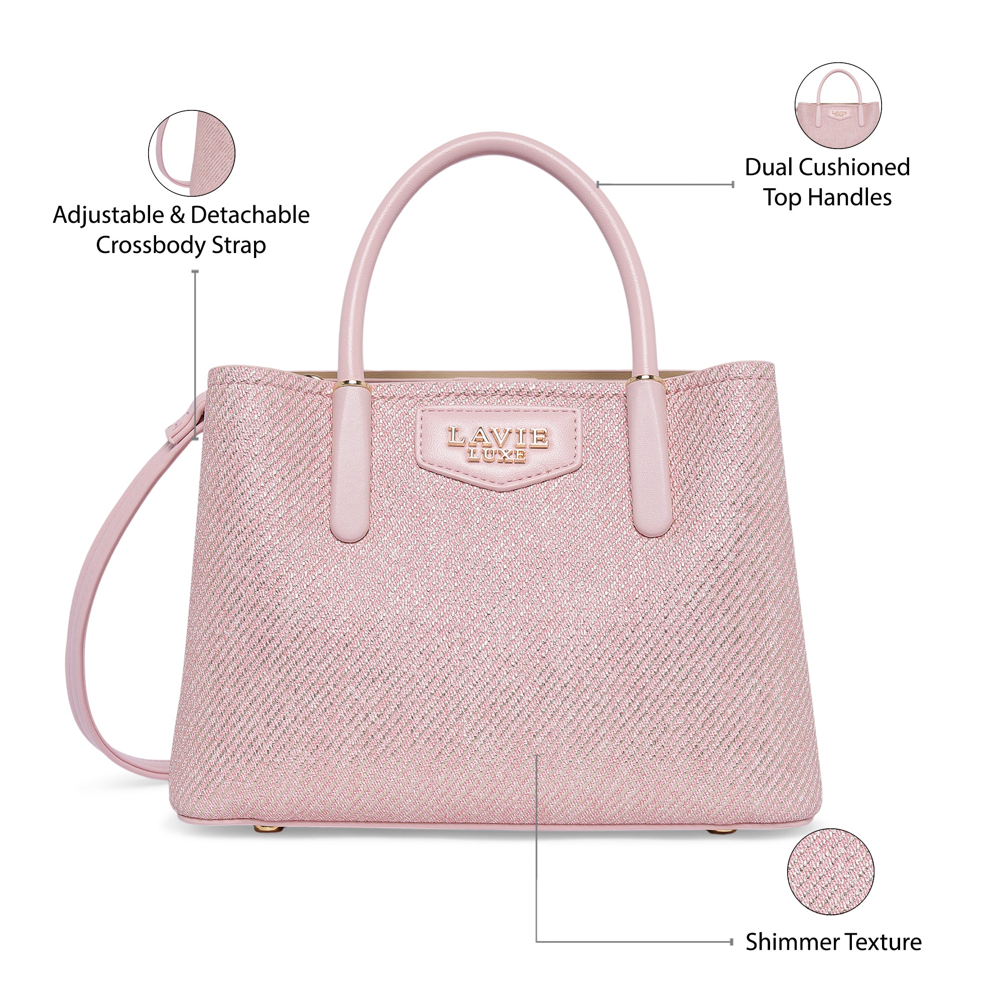 Bella 3 Comparment Small Handbag
