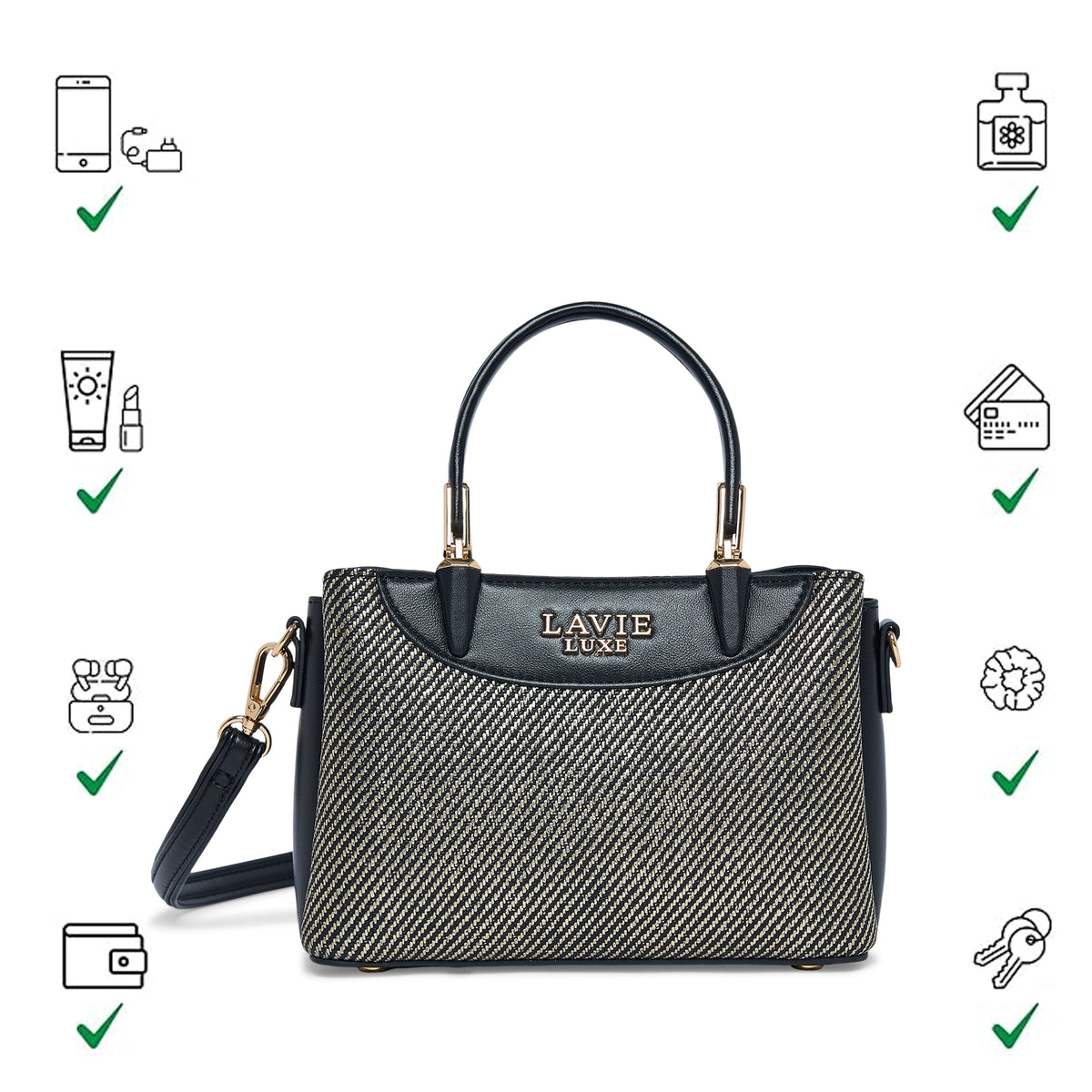 Bella 3 Comparment Extra Small Handbag