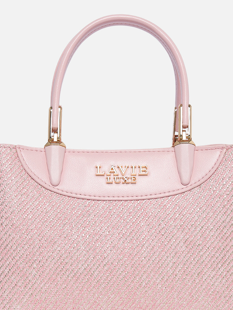 Glam Bella 3 Comparment Extra Small Handbag Beige