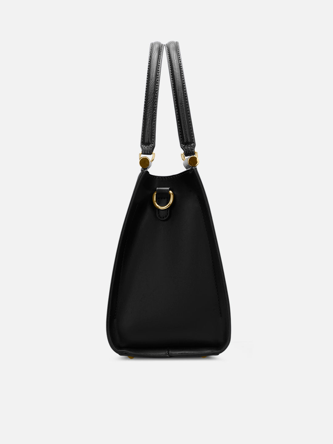 Freesia Medium Satchel Bag Black