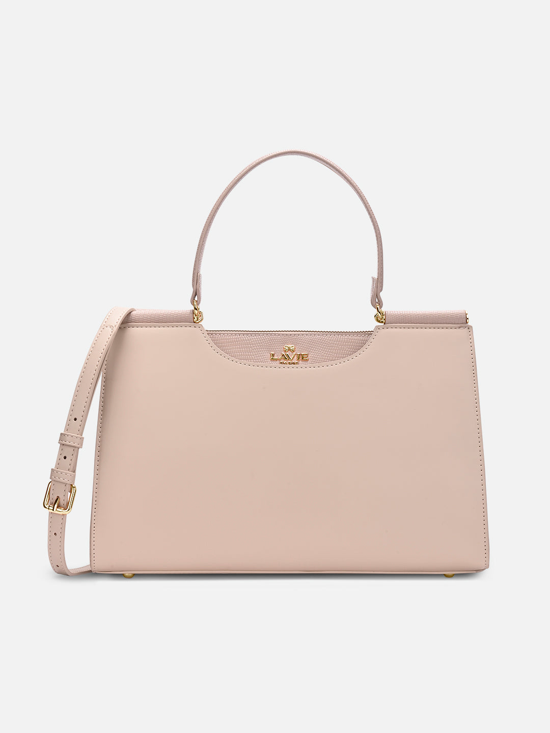 Freesia Medium Satchel Bag Beige