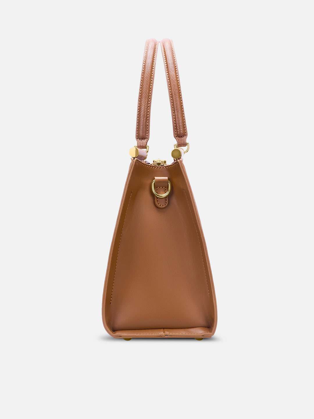 Freesia Medium Satchel Bag Tan