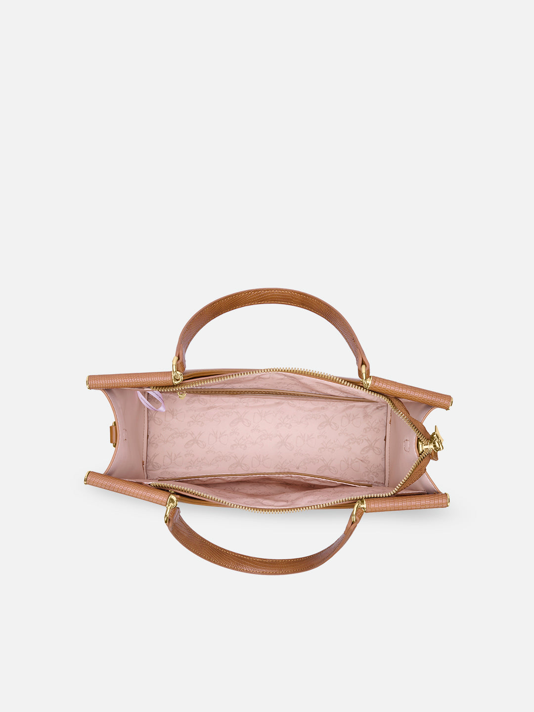 Freesia Medium Satchel Bag Tan