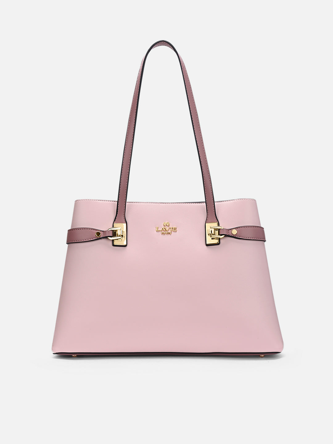 Camelia 3 Compartment Large Satchel Bag Pink