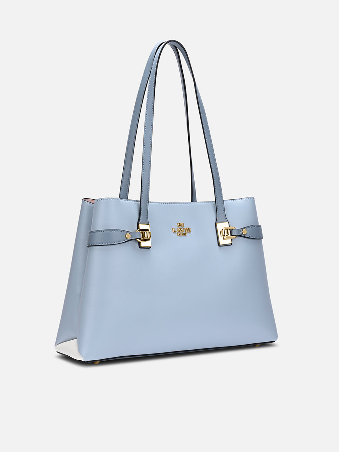 Camelia 3 Compartment Large Satchel Bag Blue