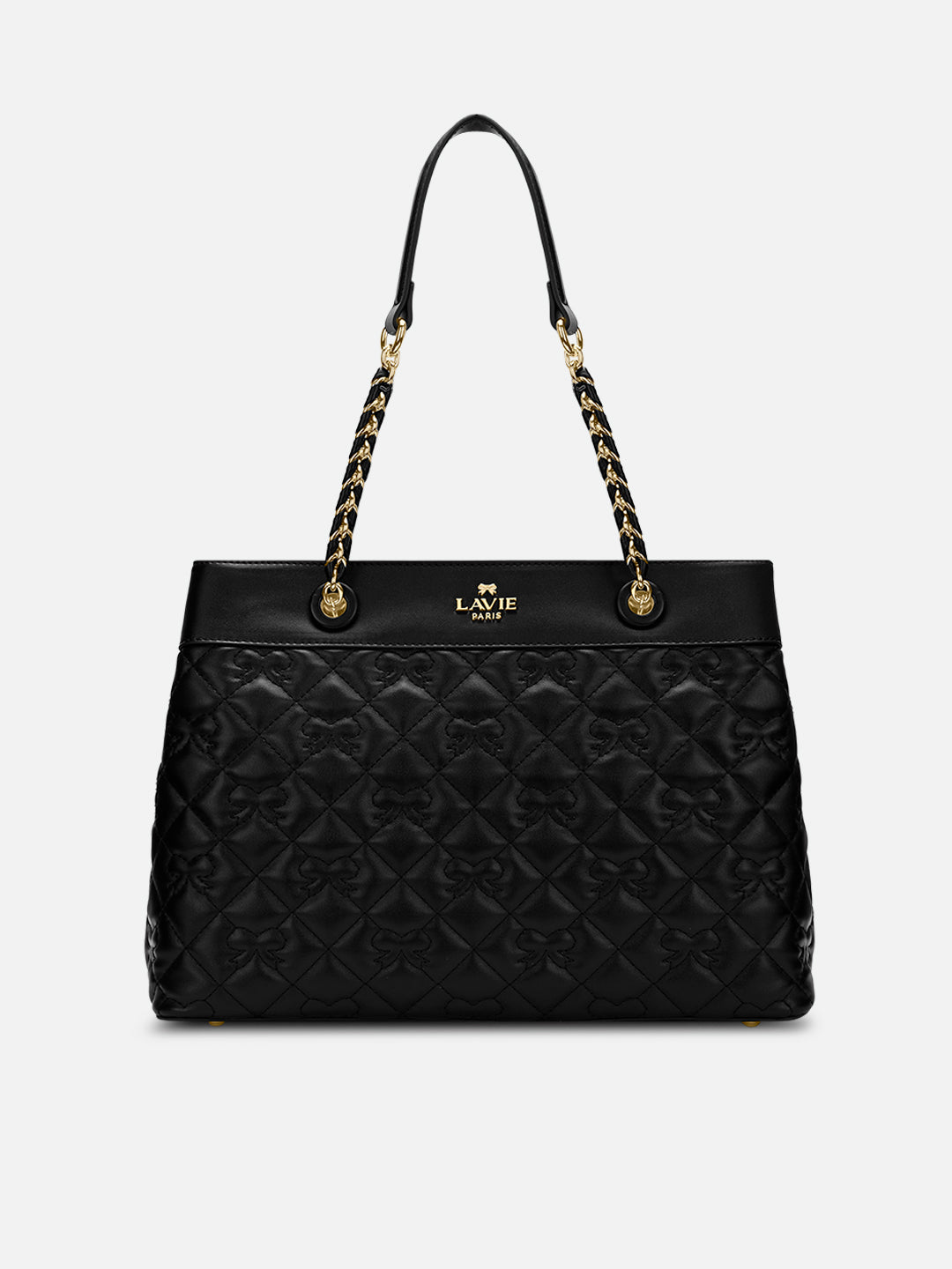 Quincy Medium Satchel Bag Black