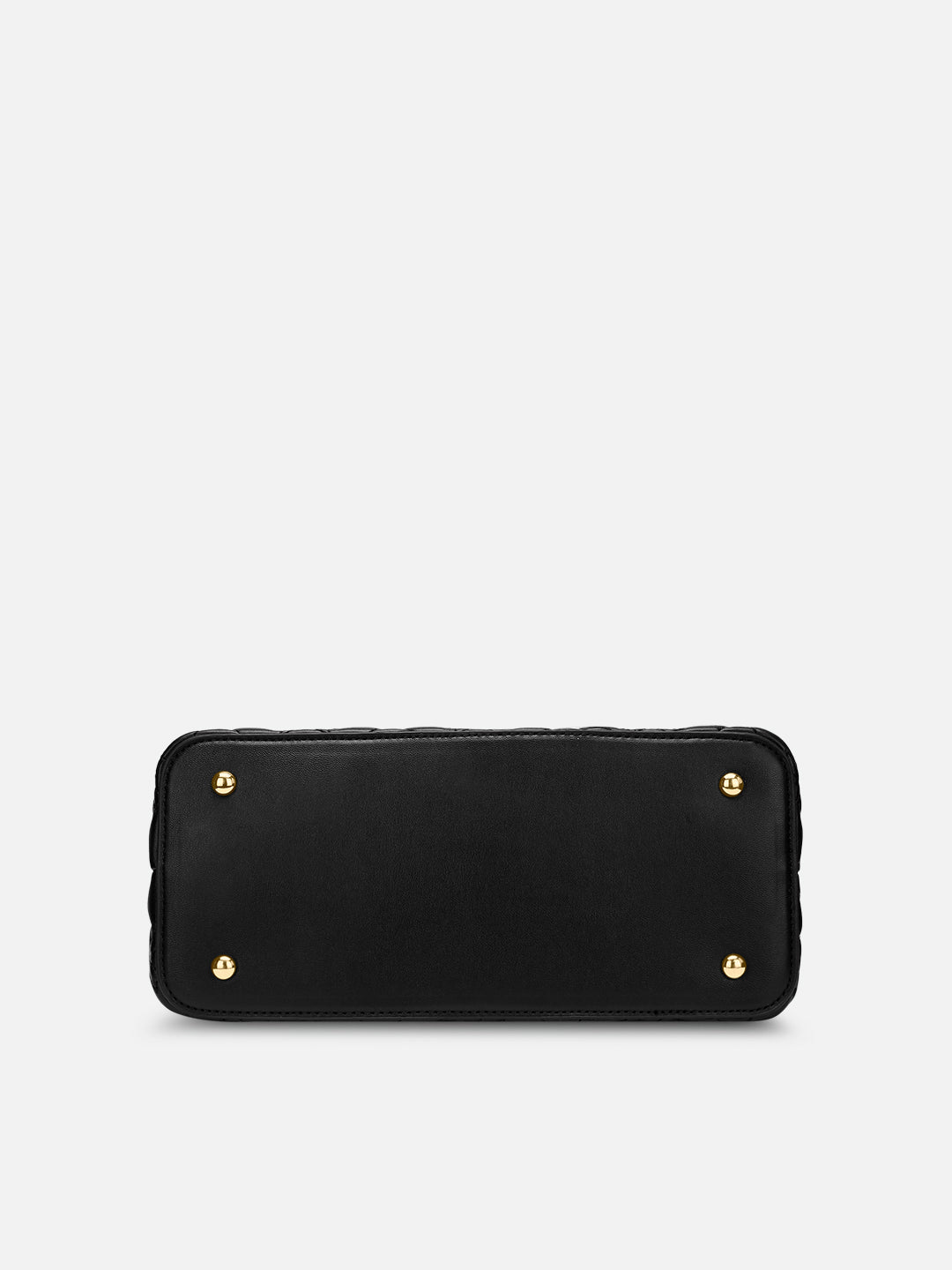 Quincy 3 Compartment Small Satchel Bag Black