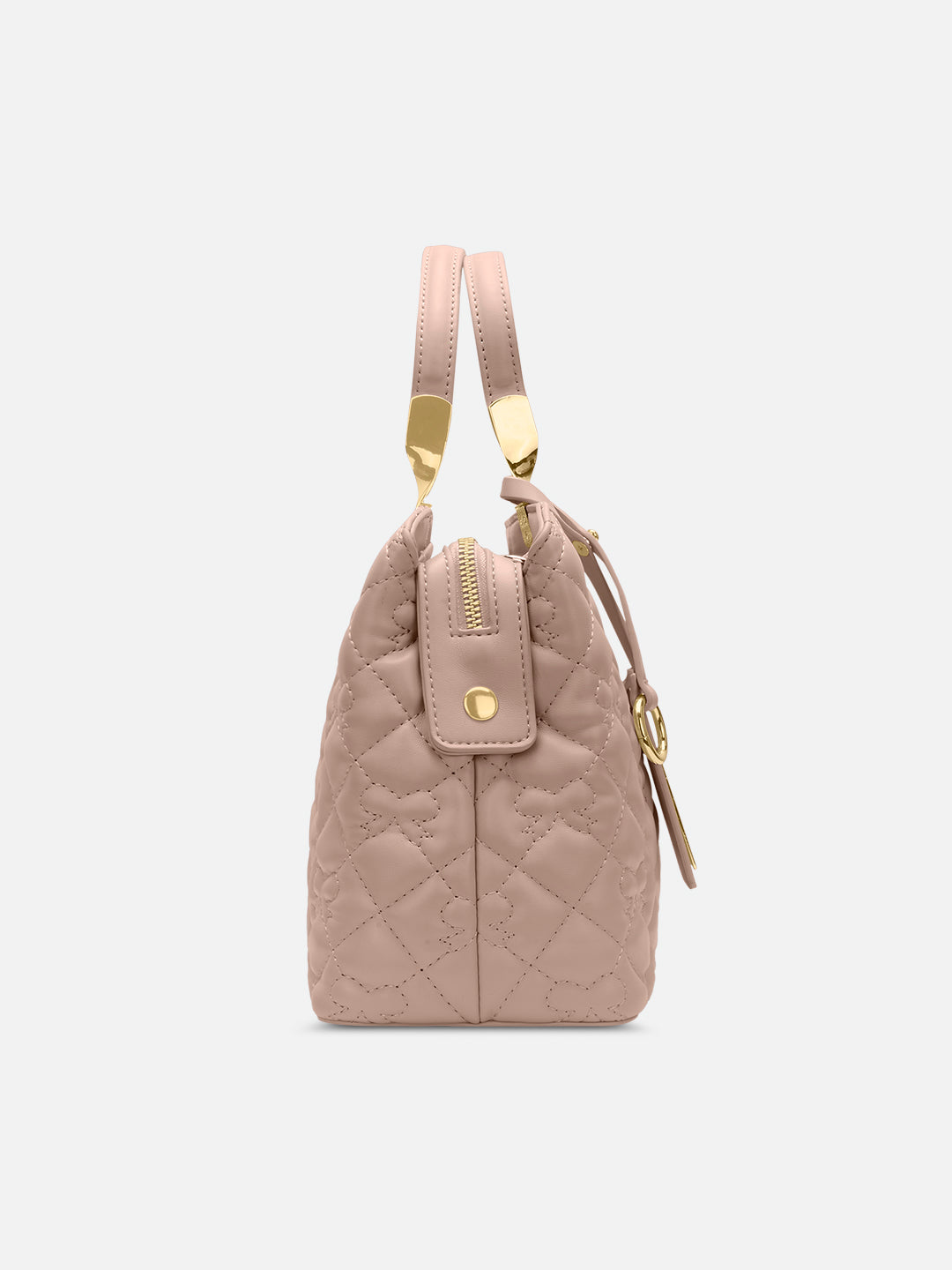 Quincy 3 Compartment Small Satchel Bag Mocha