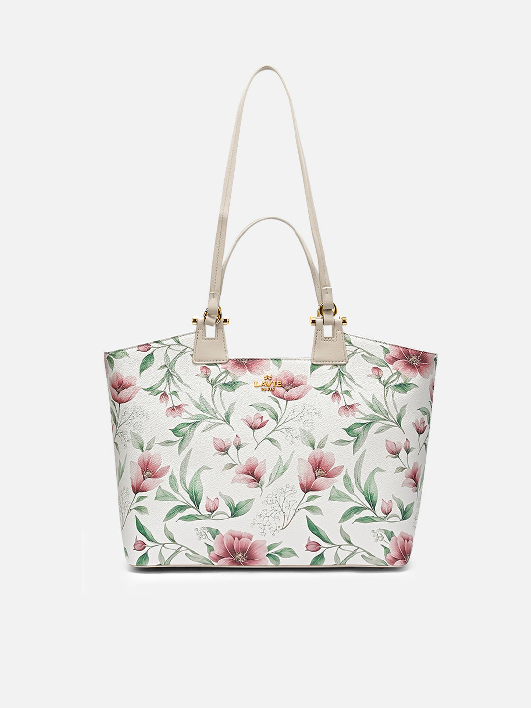Fleur Large Tote Bag White
