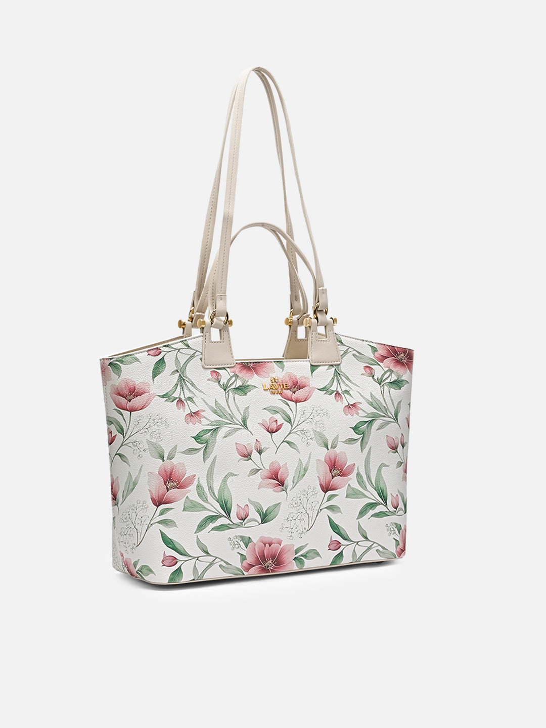 Fleur Large Tote Bag White