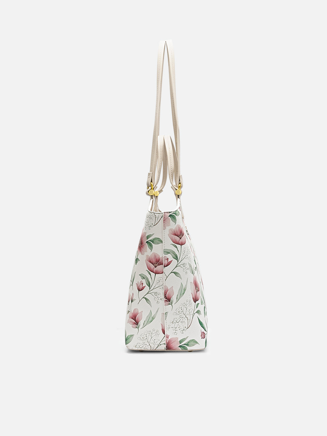 Fleur Large Tote Bag White