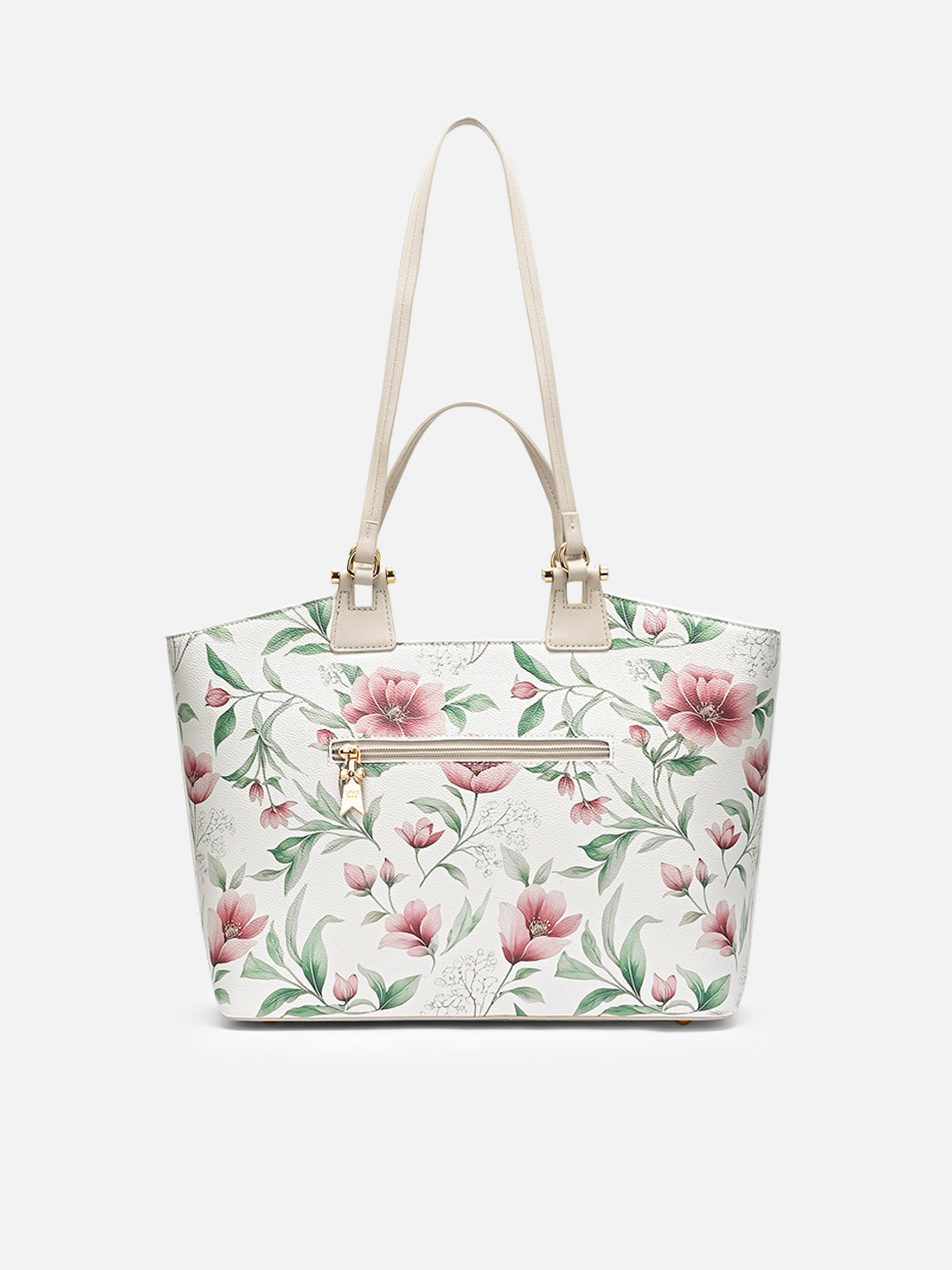 Fleur Large Tote Bag White