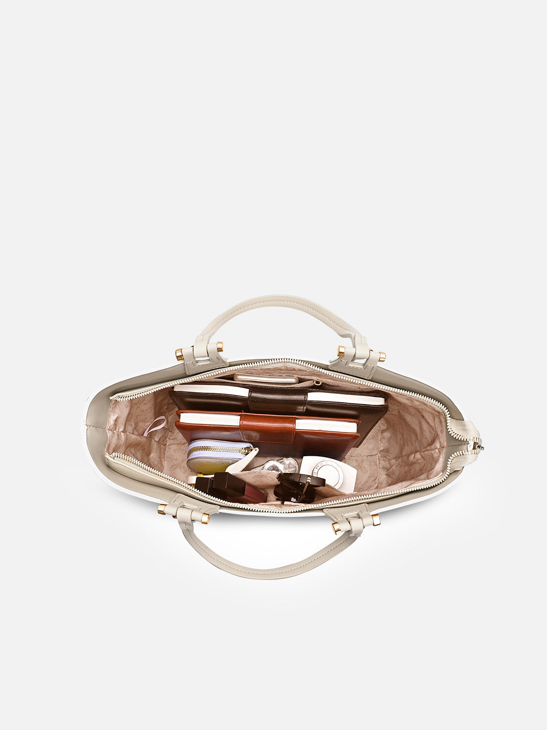 Fleur Large Tote Bag White