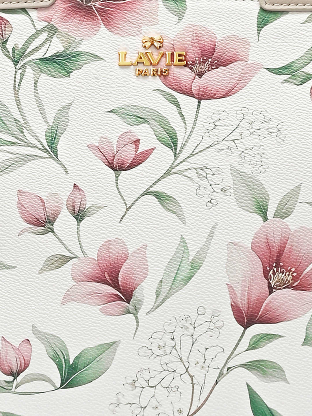 Fleur Large Tote Bag White