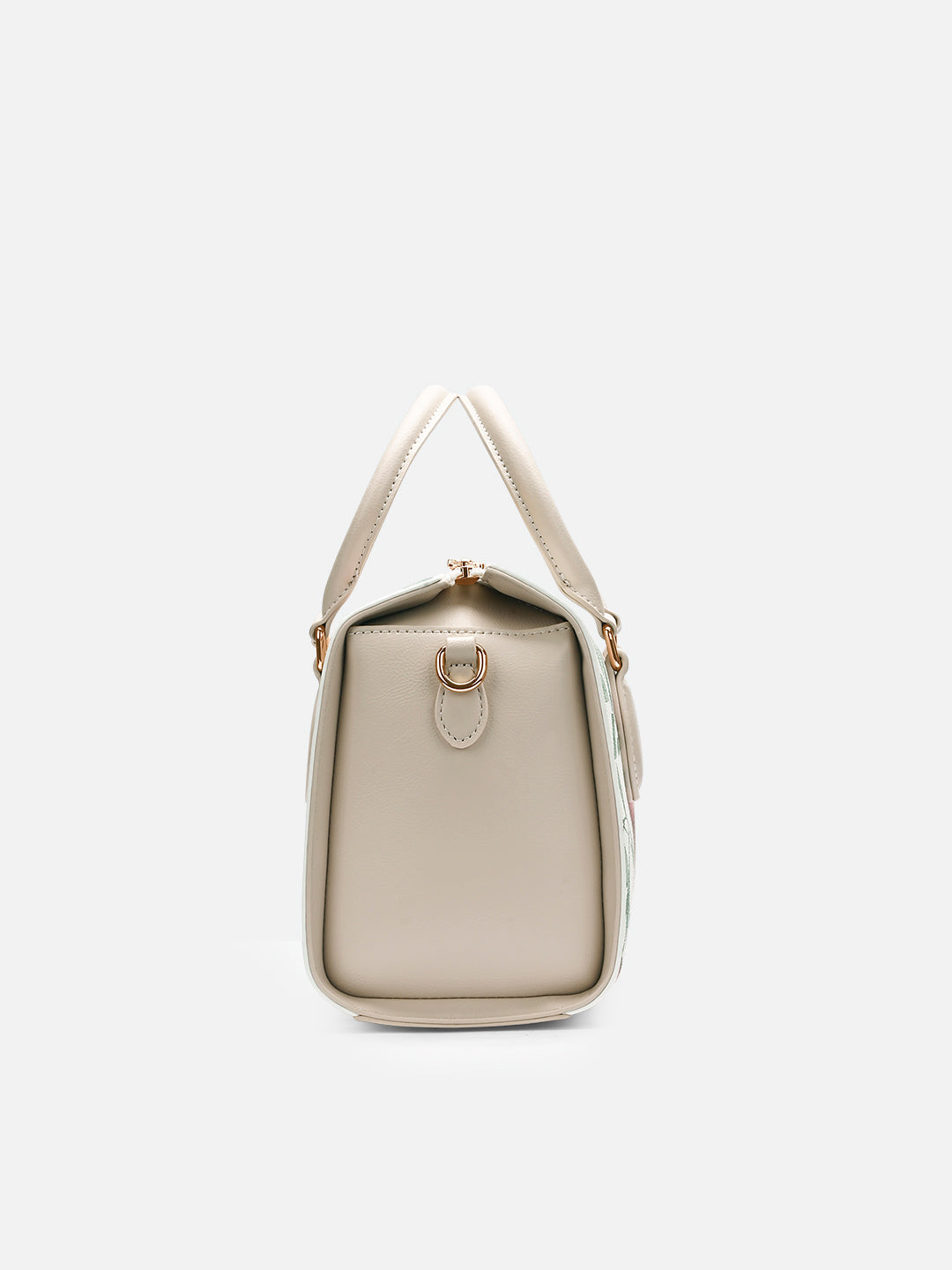 Fleur Medium Satchel Bag White
