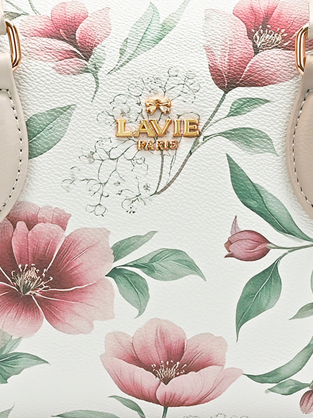 Fleur Medium Satchel Bag White