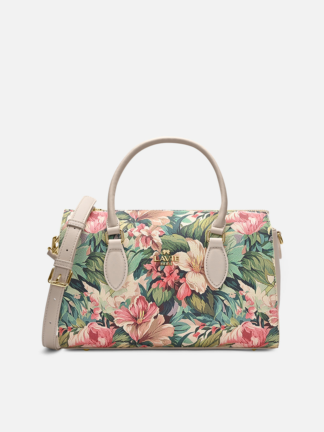 Fleur Medium Satchel Bag Green